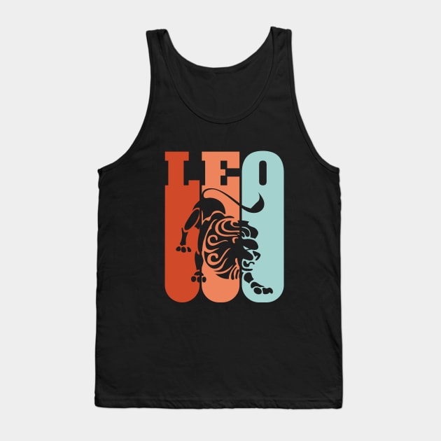 Leo - Leo Zodiac Birthday Tank Top by Kudostees